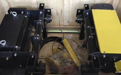 5 Ton 5 M H-4.1M Single Girder Overhead Crane with European Type Electric Wire Rope Hoist for Sale to Bangladesh