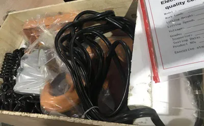 Polipasto Eléctrico de Cadena Fijo de 3 Toneladas