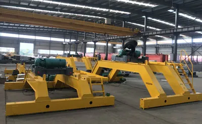 5 Ton 3.75M H-9M LHB type Double Girder Overhead Crane with Explosion-proof Electric Wire Rope Hoist for Sale to Yemen