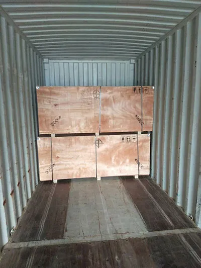 Embalaje y transporte de puente grúa birriel de 5 toneladas