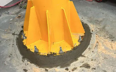 Grúa Pluma Giratoria BZ con Polipasto Eléctrico de Cadena de 500 kg, 3.5M y H-3.5M Venta a México