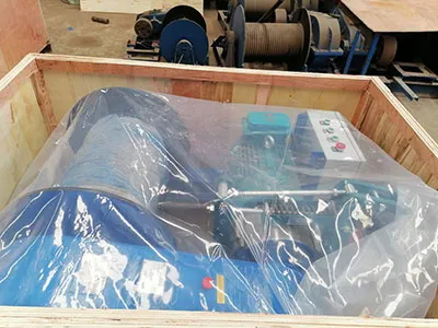 Packing of 5 Ton Electric Winch