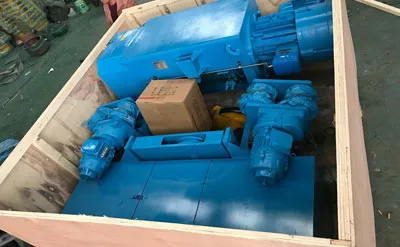 Paquete de Grúa Pórtico de 25 Toneladas con Altura Reducida Polipasto Eléctrico de Cable