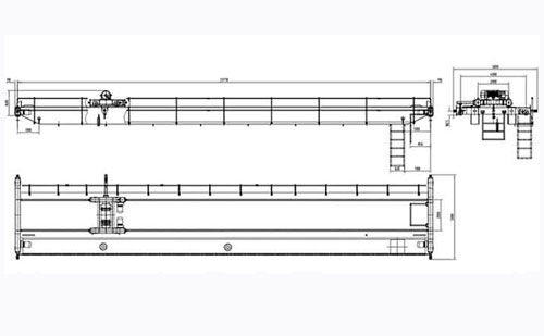 Puente Grúa Birraíl de 2,5 Toneladas y 20 Metros para Nicaragua