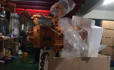 Polipasto Eléctrico de Cadena Fijo de 3 Toneladas