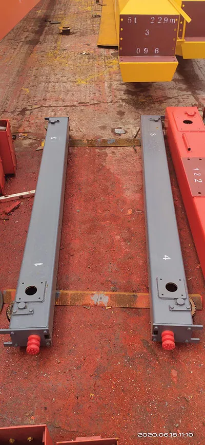Producción de puente grúa birriel de 3 toneladas