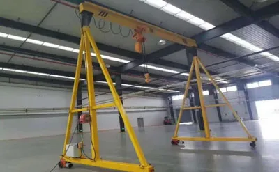 Precio de Grúa Pórtico Móvil Portátil de 1 Tonelada y Ancho Total 12M Venta a Columbia