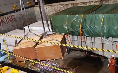 Envío de Grúa Viajera Monorriel de 6,3 Toneladas