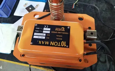 Grúa Pluma Giratoria Montada en Columna BZ de 10 Toneladas y 6m con Polipasto Eléctrico de Cadena Venta a México