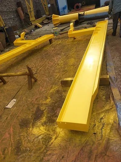 Fabricación de la grúa pluma de 1,5 toneladas