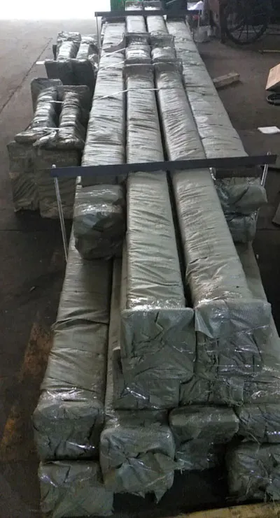 Embalaje de la grúa de pórtico móvil portátil de 10 toneladas: