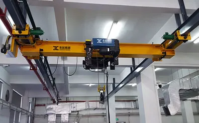 Puente grúa monorriel suspendido