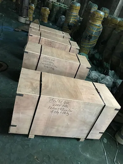 Embalaje de la grúa pluma de 1,5 toneladas