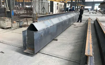 Fabricación de una puente grúa monorriel de 10 toneladas