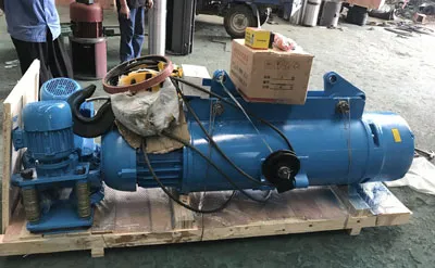 Puente Grúa Monorriel de 10 Toneladas y 15 M y H-10M con Polipasto Eléctrico de Cable Venta a Venezuela