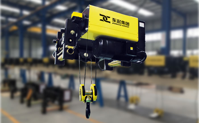 Polipasto eléctrico de altura reducida serie ND para grúa de una sola viga