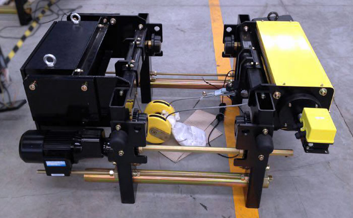 Polipasto eléctrico de altura reducida serie ND para grúa de una sola viga