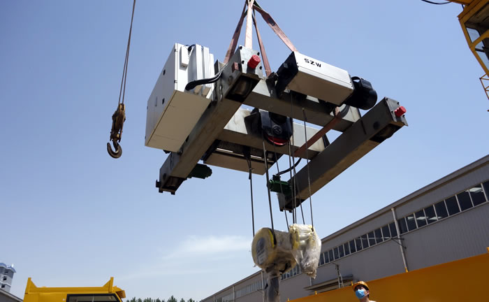 Cabrestante eléctrico QDX para grúa de doble viga