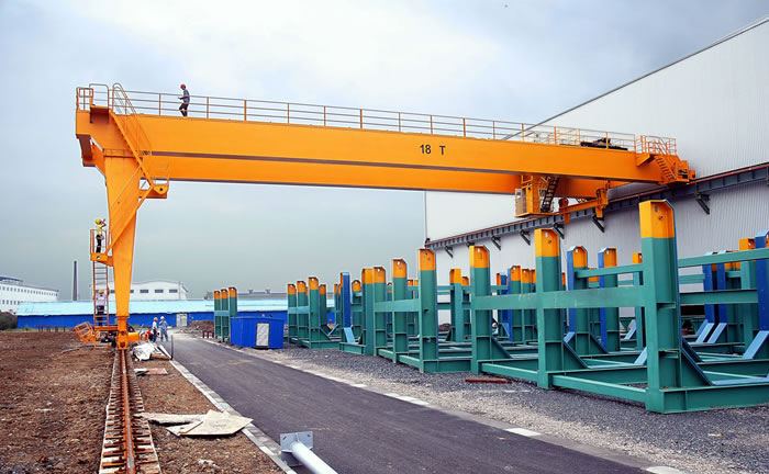 Semi Gantry Crane with Electric Hoist