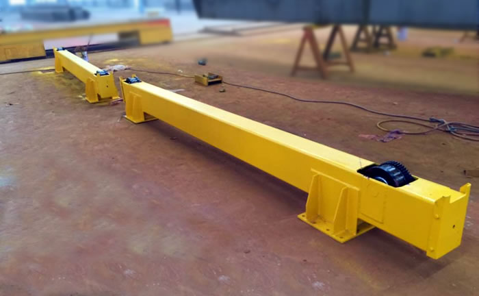 Grúa pórtico con polipasto de una viga serie NMH