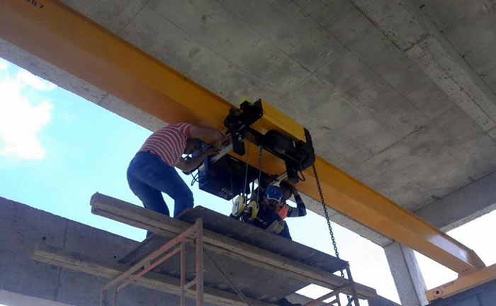 3 Ton FEM Single Girder Overhead Crane for Saudi Arabia Customer